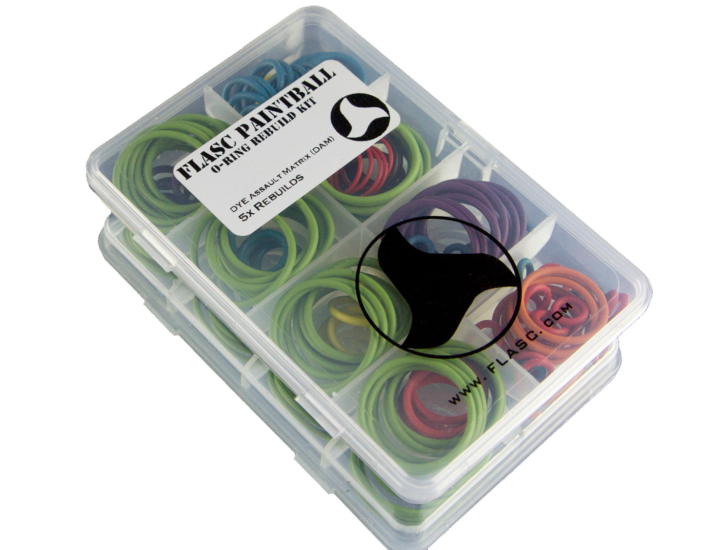 Dye Assault Matric (DAM) Color coded o-ring kit