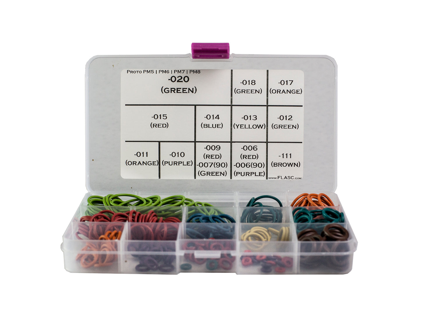 Dye Proto PM5 - PM8 Color coded o-ring kit