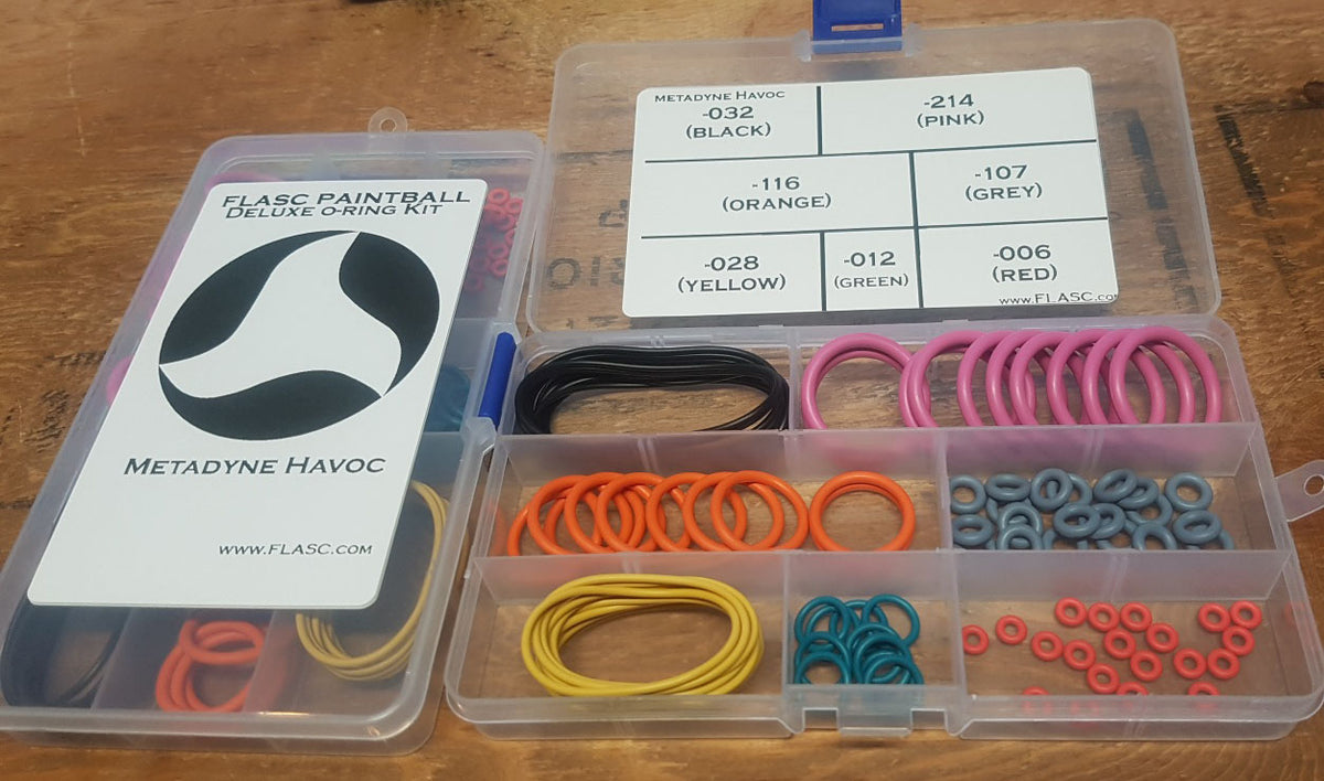 Metadyne Havoc 10x O‑Ring Rebuild Kit – Color‑Coded NBR O‑Rings